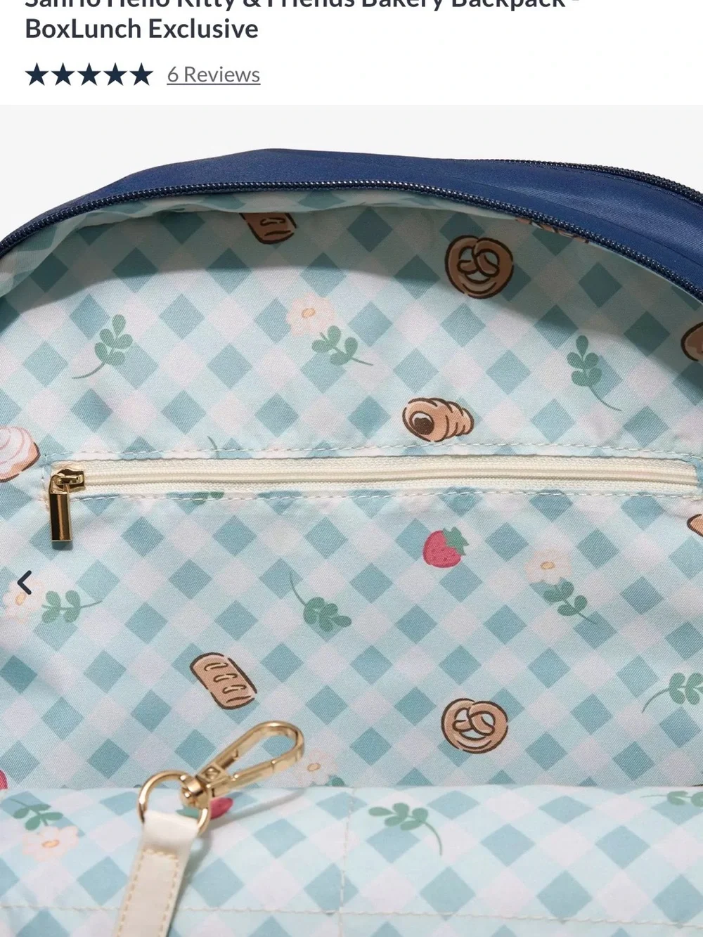 Hello Kitty backpack From LunchBox NWT